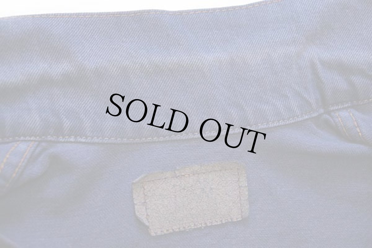 画像5: 80s Levi'sリーバイス カラーデニムジャケット 4ポケット 後染め ナス紺 (5)