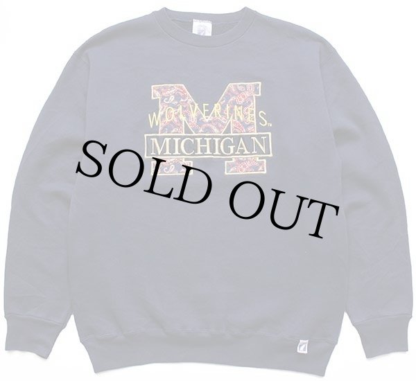 90s USA製 LOGO7 MICHIGAN WOLVERINES ペイズリー柄 アップリケ 90s USA製 LOGO7 MICHIGAN WOLVERINES ペイズリー柄 アップリケ