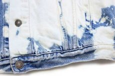 画像6: 90s Levi'sリーバイス 70503 ブリーチ加工 デニムジャケット 4ポケット XL★ユーロ (6)