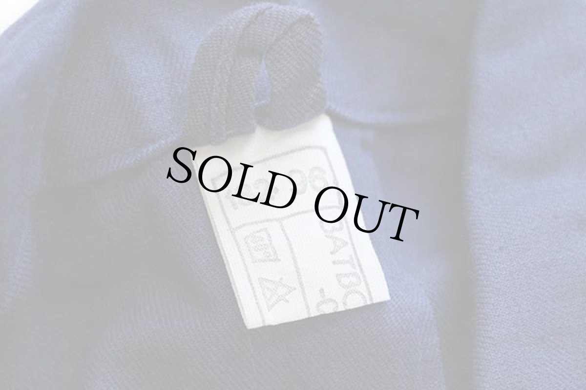 画像4: ビンテージ ユーロ ワーク コットン カバーオール インクブルー (4)