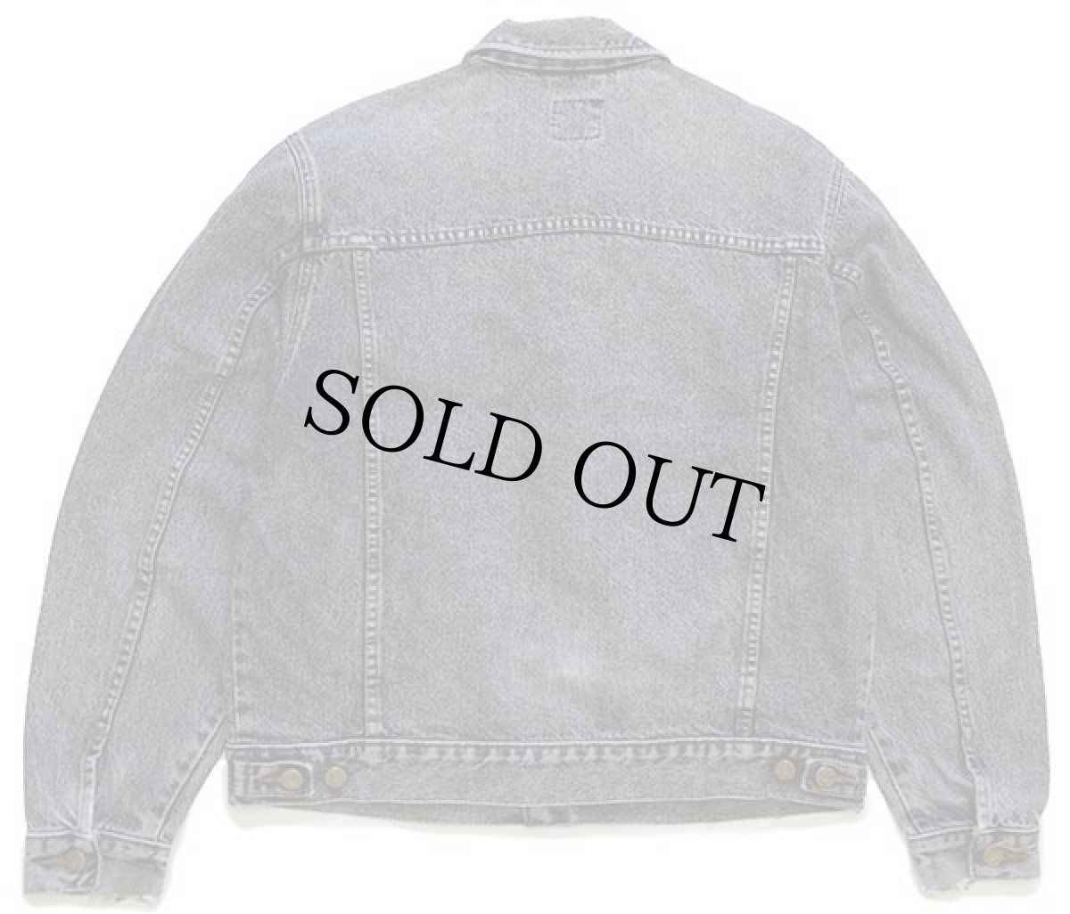 画像2: Leeリー RIDER JACKET 先染め ブラック デニムジャケット 4ポケット M★ユーロ (2)