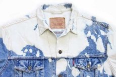 画像3: 90s Levi'sリーバイス 70503 ブリーチ加工 デニムジャケット 4ポケット XL★ユーロ (3)