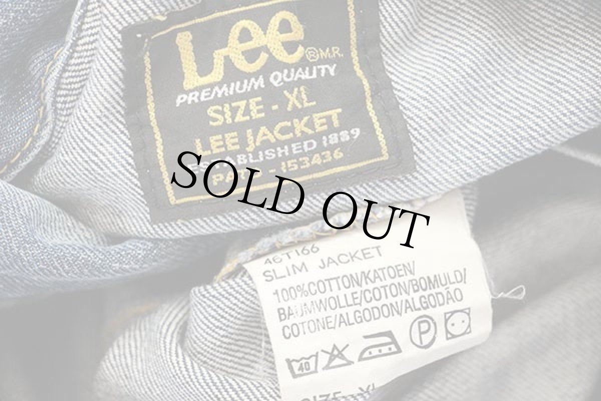 画像4: Leeリー SLIM JACKET デニムジャケット XL★ユーロ (4)