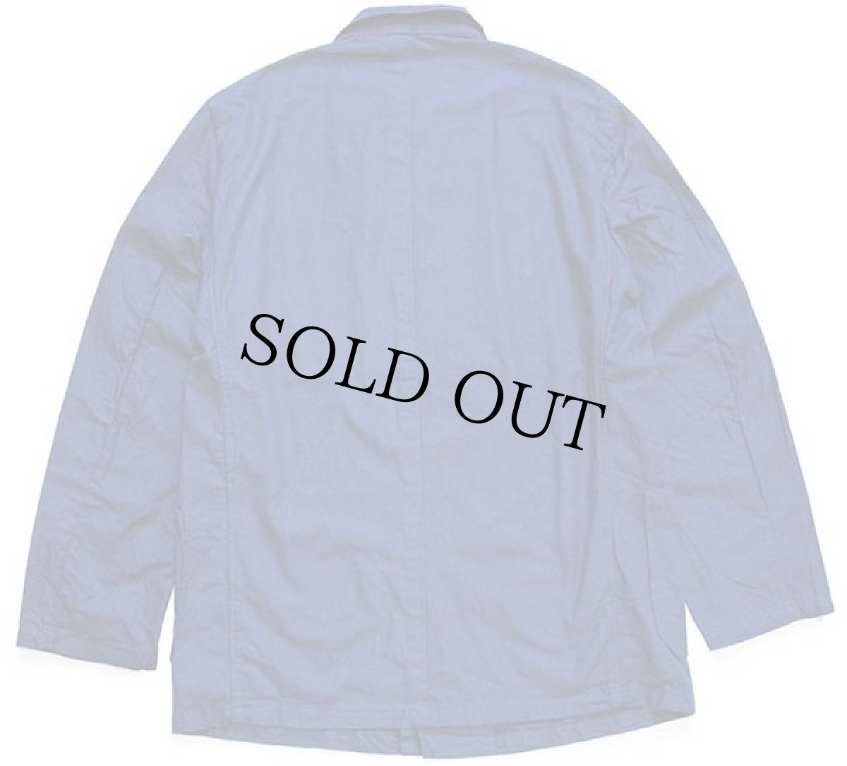 画像2: ビンテージ ユーロ ワーク コットン カバーオール インクブルー (2)