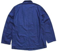 画像2: ビンテージ ユーロ ワーク コットン カバーオール インクブルー (2)