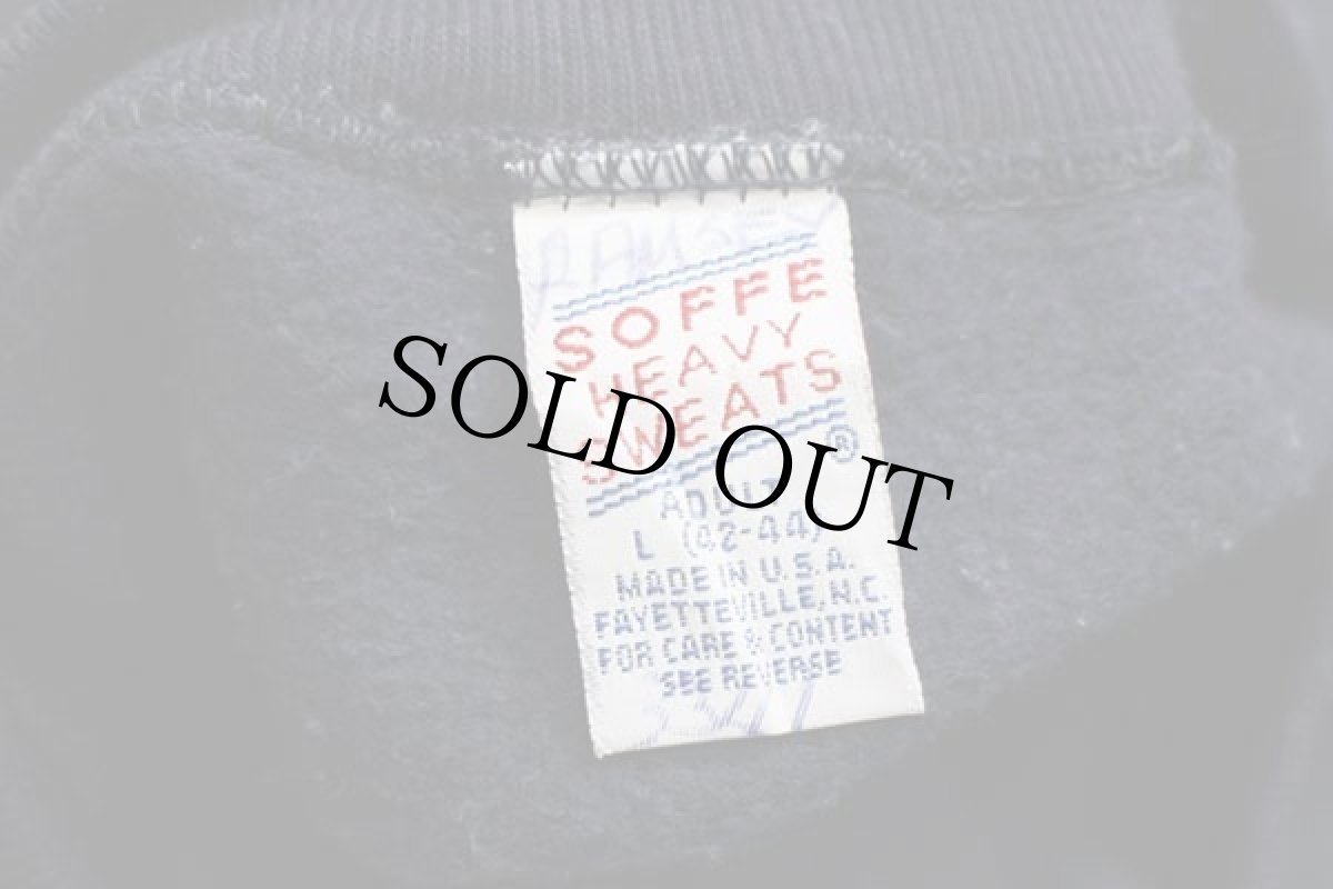 画像4: 90s USA製 GUILFORD COLLEGE ビッグロゴ スウェット 紺 L (4)