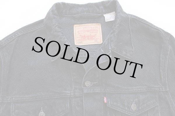 00s メキシコ製 Levi'sリーバイス 70589 ブラック デニムジャケット 4