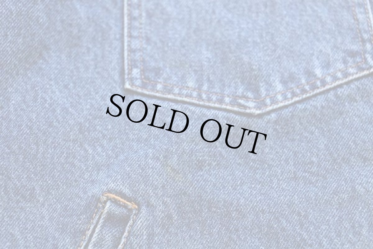 画像7: 90s USA製 IMUS Four Corners刺繍 チェックライナー デニムジャケット 4ポケット★特大 (7)