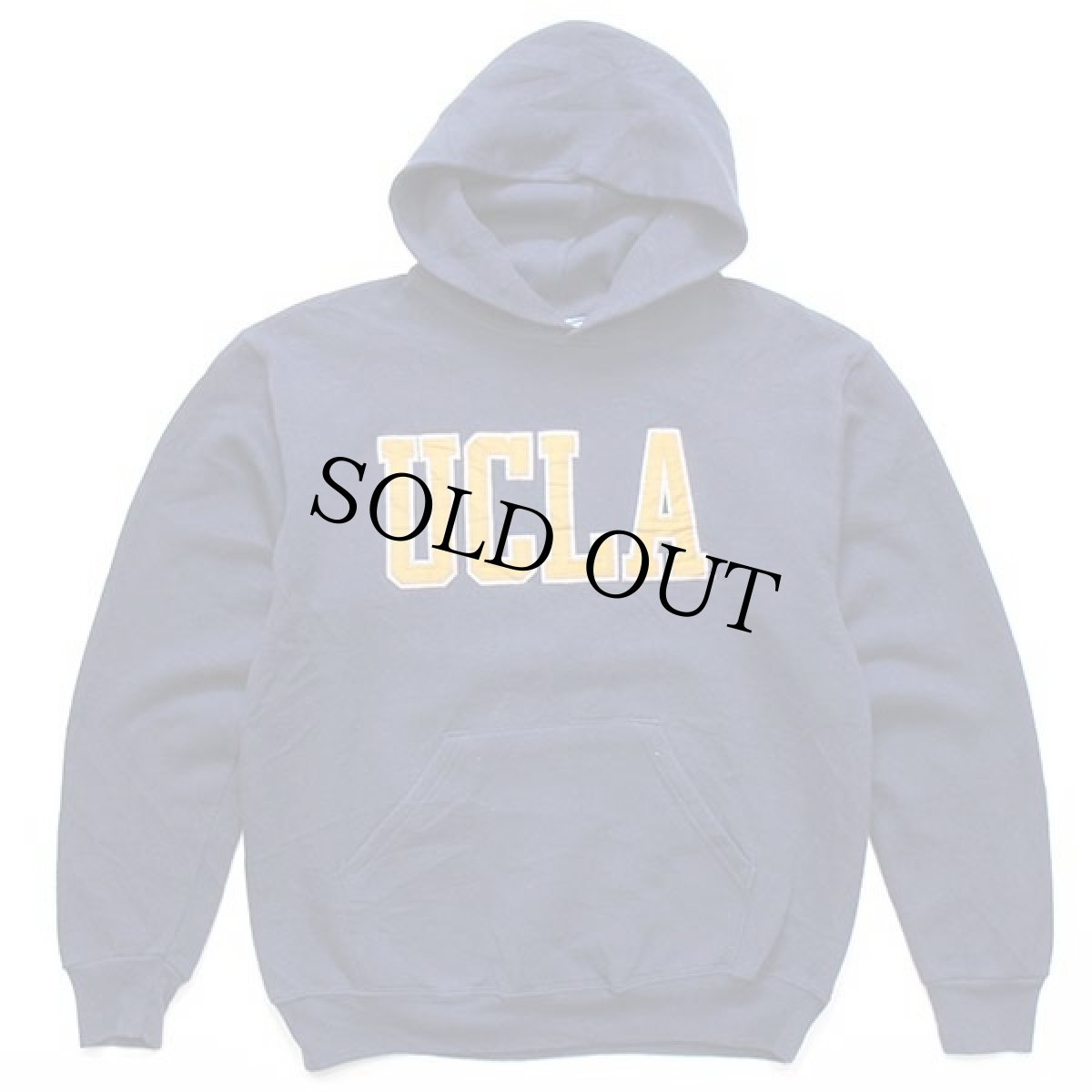 画像1: USA製 UCLA パッチ付き スウェットパーカー 紺★フーディー (1)