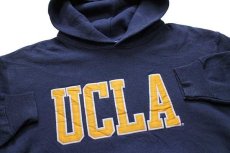 画像3: USA製 UCLA パッチ付き スウェットパーカー 紺 (3)