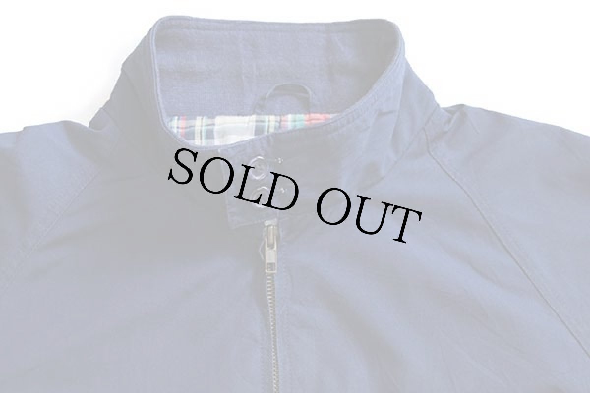 画像3: 80s EddieBauerエディーバウアー G9タイプ マドラスチェックライナー ハリントンジャケット 紺 M (3)