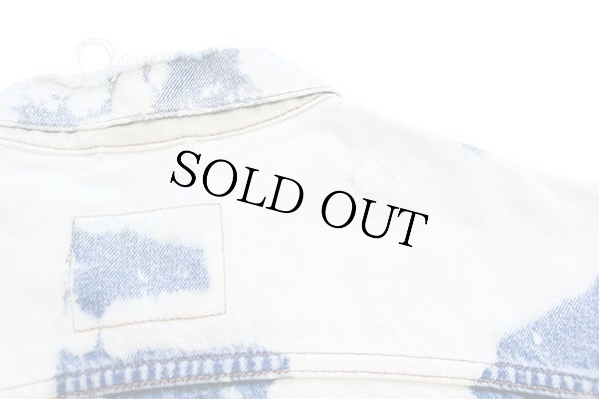 画像5: 90s Levi'sリーバイス 70503 ブリーチ加工 デニムジャケット 4ポケット XL★ユーロ (5)