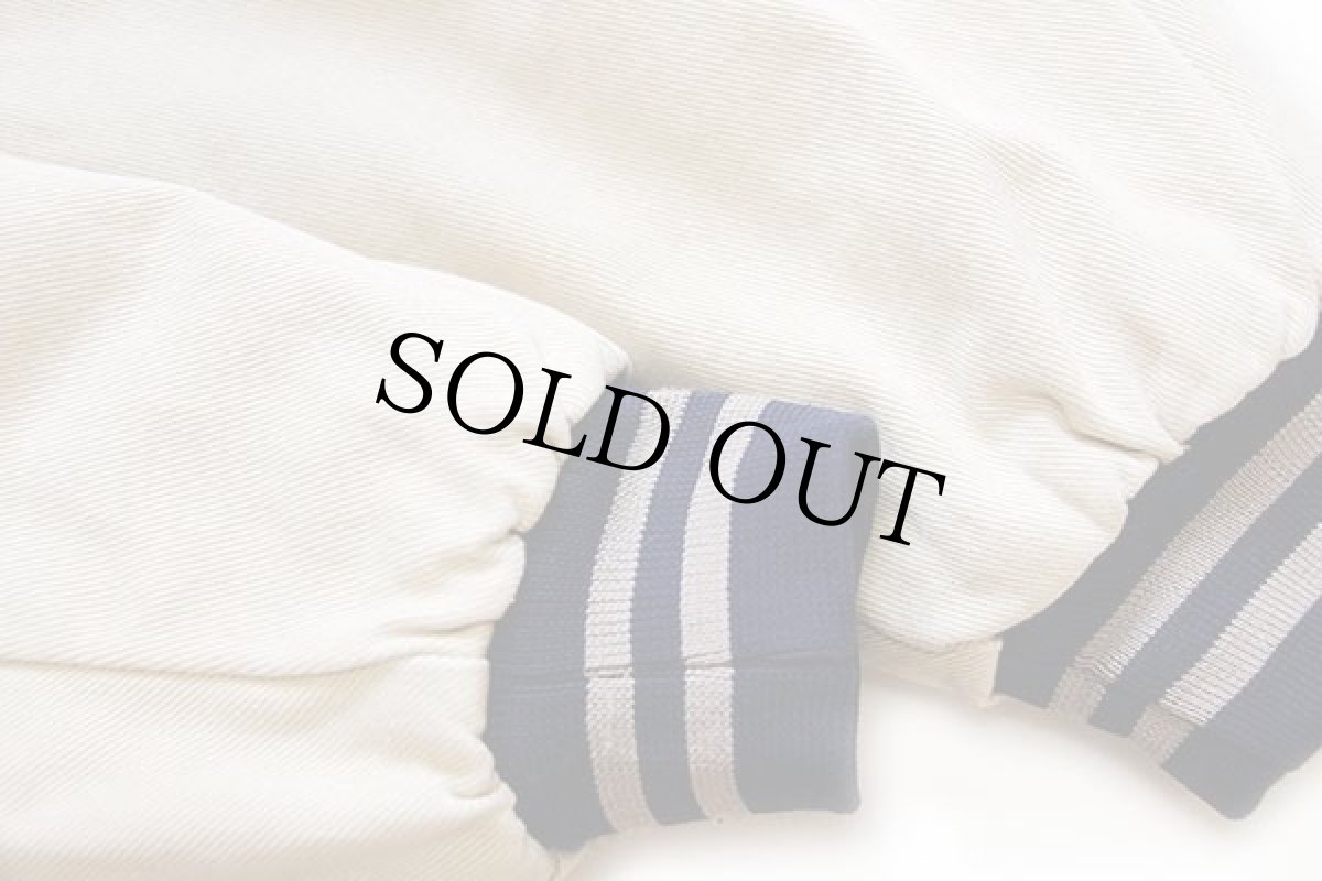 画像6: 00s TODAYS NEWS ツートン 切り替え 中綿入り デニムジャケット パーカー M (6)