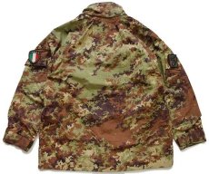 画像2: 00s イタリア軍 ESERCITO ITALIANO ITALY パッチ VEGETATO カモ ナイロンジャケット 48★GORE-TEXゴアテックス パーカー  (2)