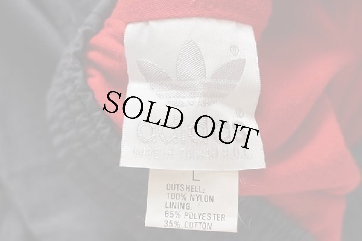 画像6: 90s adidasアディダス トレフォイル ロゴ刺繍 ライナー付き ナイロン トラックパンツ グレー L★ジャージ (6)