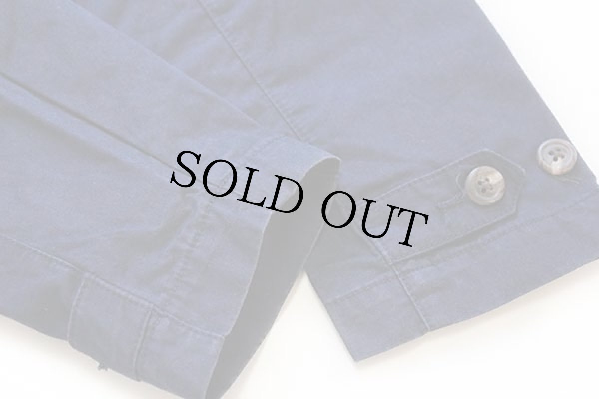 画像6: ポロ ラルフローレン G9タイプ ワンポイント コットンポプリン ハリントンジャケット 紺 ボーイズM (6)