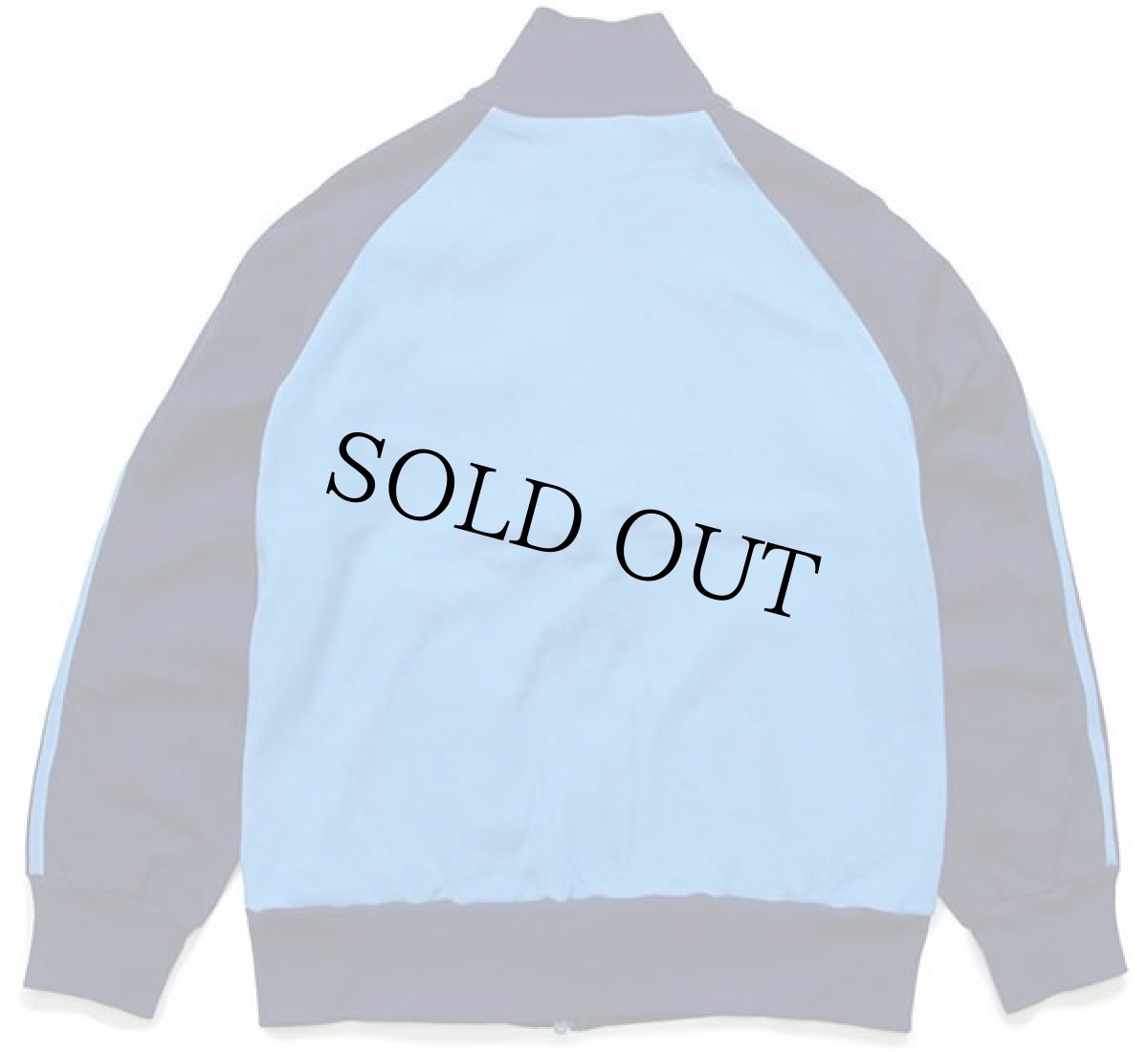 画像2: 70s ユーゴスラビア製 adidasアディダス トレフォイル ロゴ パッチ ツートン ハイネック トラックジャケット 青×紺 S★ジャージ (2)