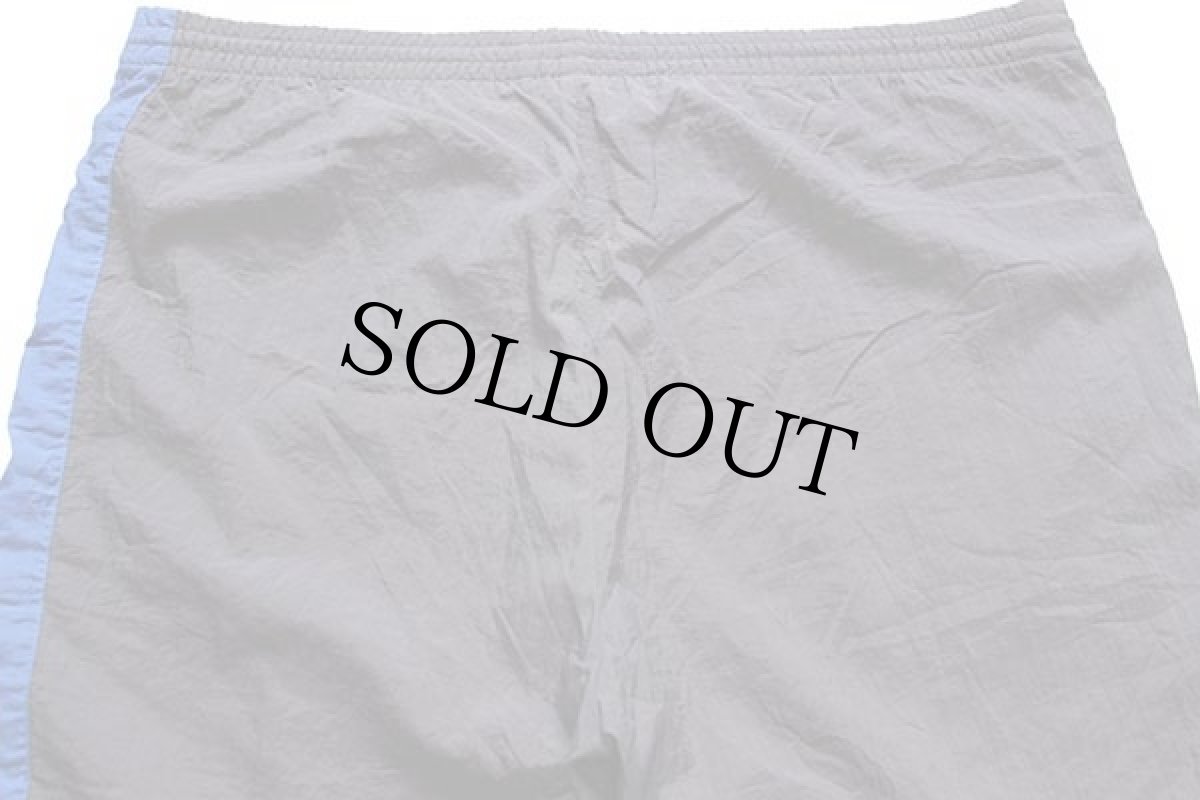 画像5: 90s adidasアディダス トレフォイル ロゴ刺繍 ライナー付き ナイロン トラックパンツ グレー L★ジャージ (5)