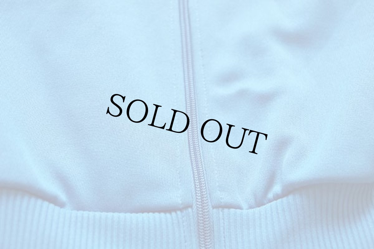 画像6: 90s adidasアディダス トレフォイル ロゴ刺繍 ツートン 切り替え トラックジャケット 青×紺 S★ジャージ (6)