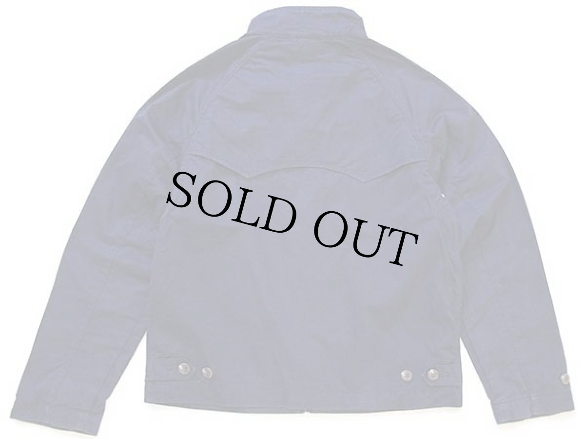 画像2: ポロ ラルフローレン G9タイプ ワンポイント コットンポプリン ハリントンジャケット 紺 ボーイズM (2)