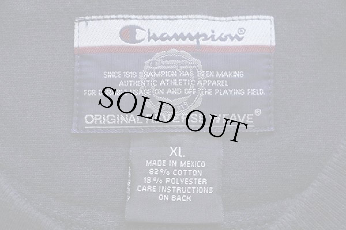 画像4: 00s メキシコ製 Championチャンピオン MICHIGAN リバースウィーブ スウェット 紺 XL (4)