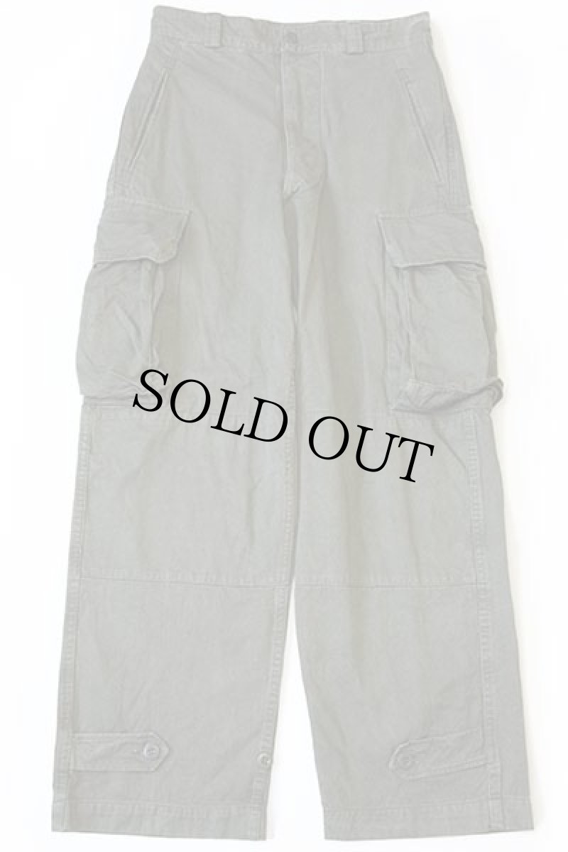 画像2: 60s フランス軍 FRENCH ARMY M-47 HBT ヘリンボーンツイル カーゴパンツ オリーブ 21 (2)