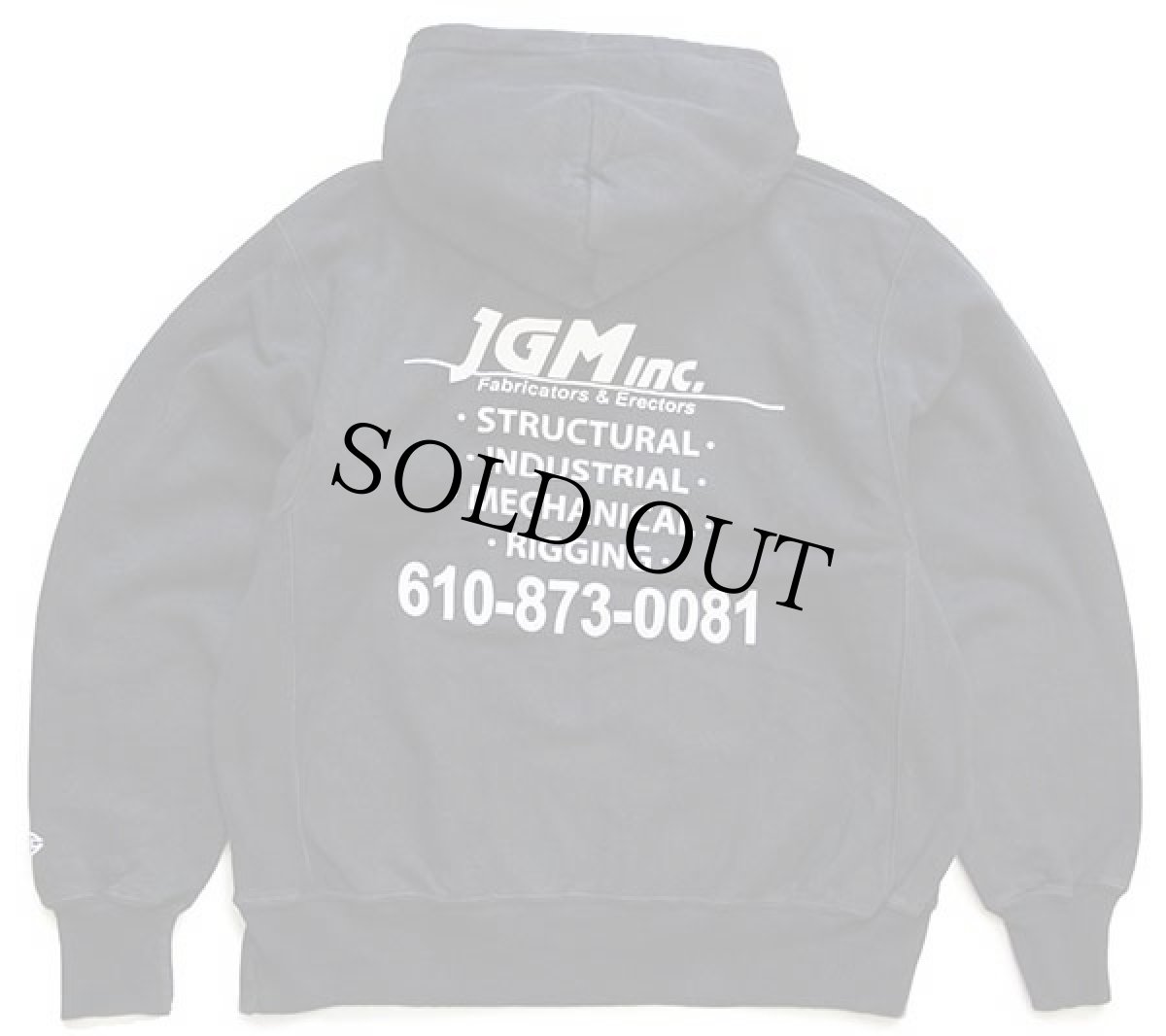 画像2: 00s Championチャンピオン JGM inc. 両面プリント リバースウィーブ スウェットパーカー 黒 (2)