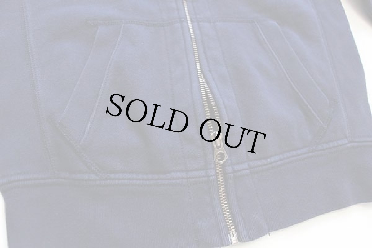 画像5: ポロ ラルフローレン ワンポイント フード裏サーマル スウェット ジップパーカー 紺 S (5)