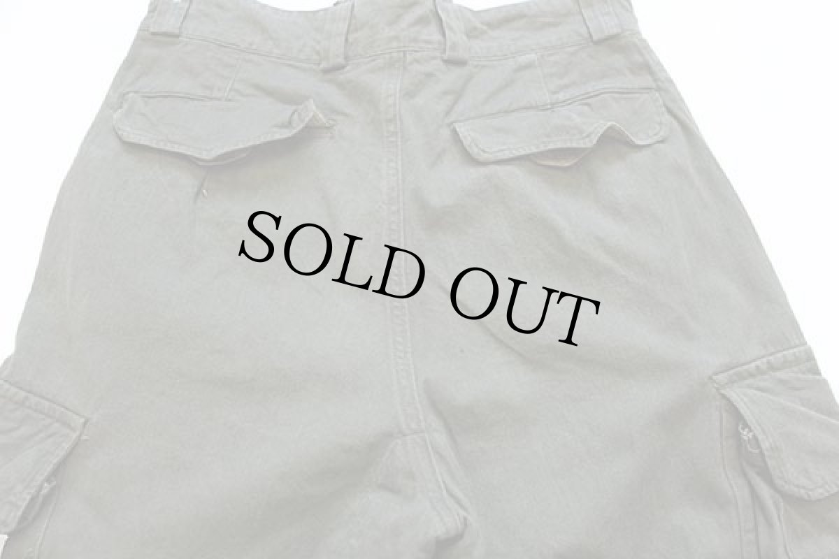 画像5: 60s フランス軍 FRENCH ARMY M-47 HBT ヘリンボーンツイル カーゴパンツ オリーブ 21 (5)