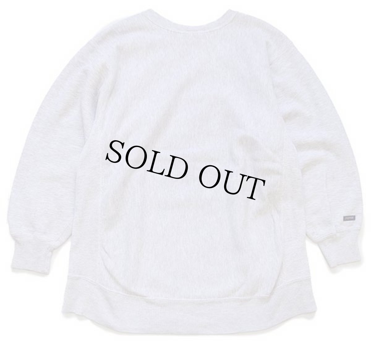 画像2: 90s USA製 JANSPORTジャンスポーツ NOTRE DAME FOOTBALL 三段中抜き リバースウィーブ スウェット 杢グレー XXL★特大 (2)