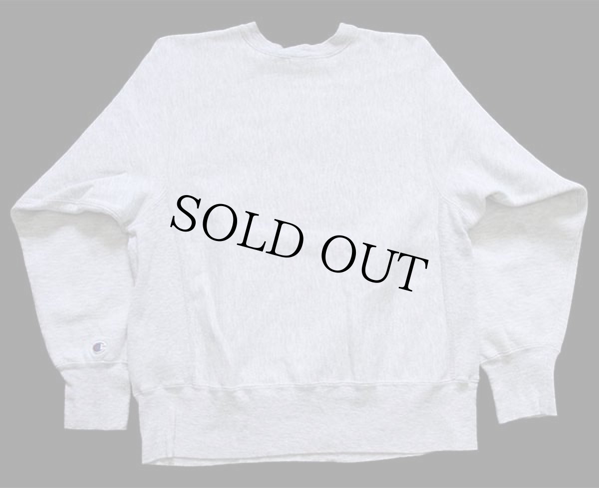 画像2: 80s USA製 Championチャンピオン NORTHWESTERN SOFTBALL 三段プリント リバースウィーブ スウェット 杢グレー M (2)