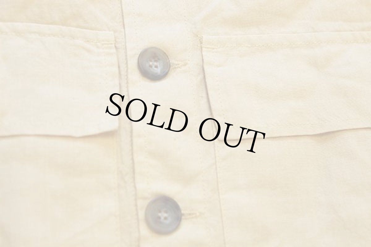 画像5: イタリア製 DOUBLEWEAR リネンベスト 薄黄 M (5)