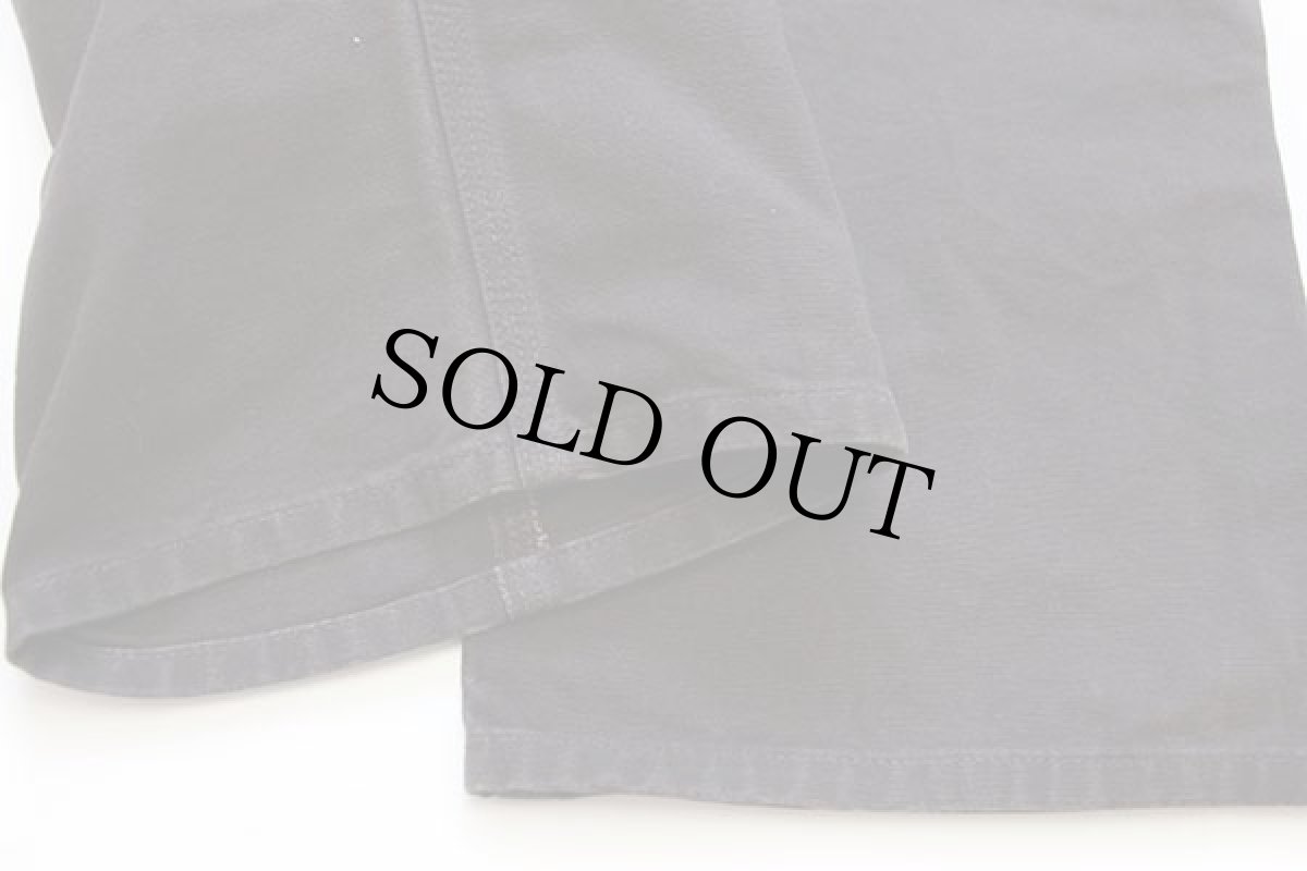 画像7: メキシコ製 carharttカーハート ダブルニー ダック地 ペインターパンツ 焦げ茶 w38 L30 (7)