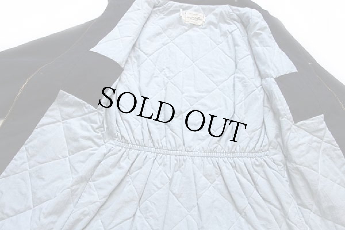 画像6: 90s USA製 JOHNSON GARMENT キルティングライナー NOMEX ワークコート 紺 L (6)