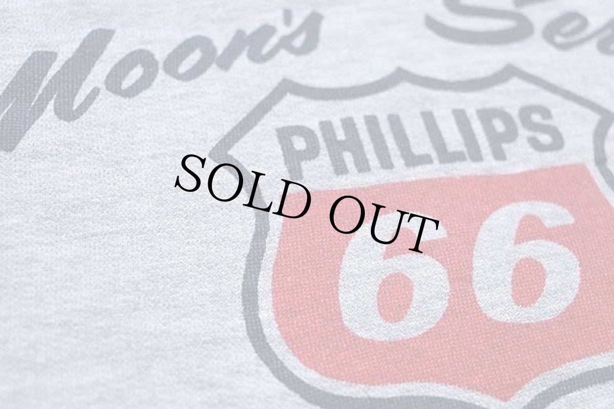 画像5: 80s Moon's Service PHILLIPS 66 ロゴ スウェット 杢グレー (5)