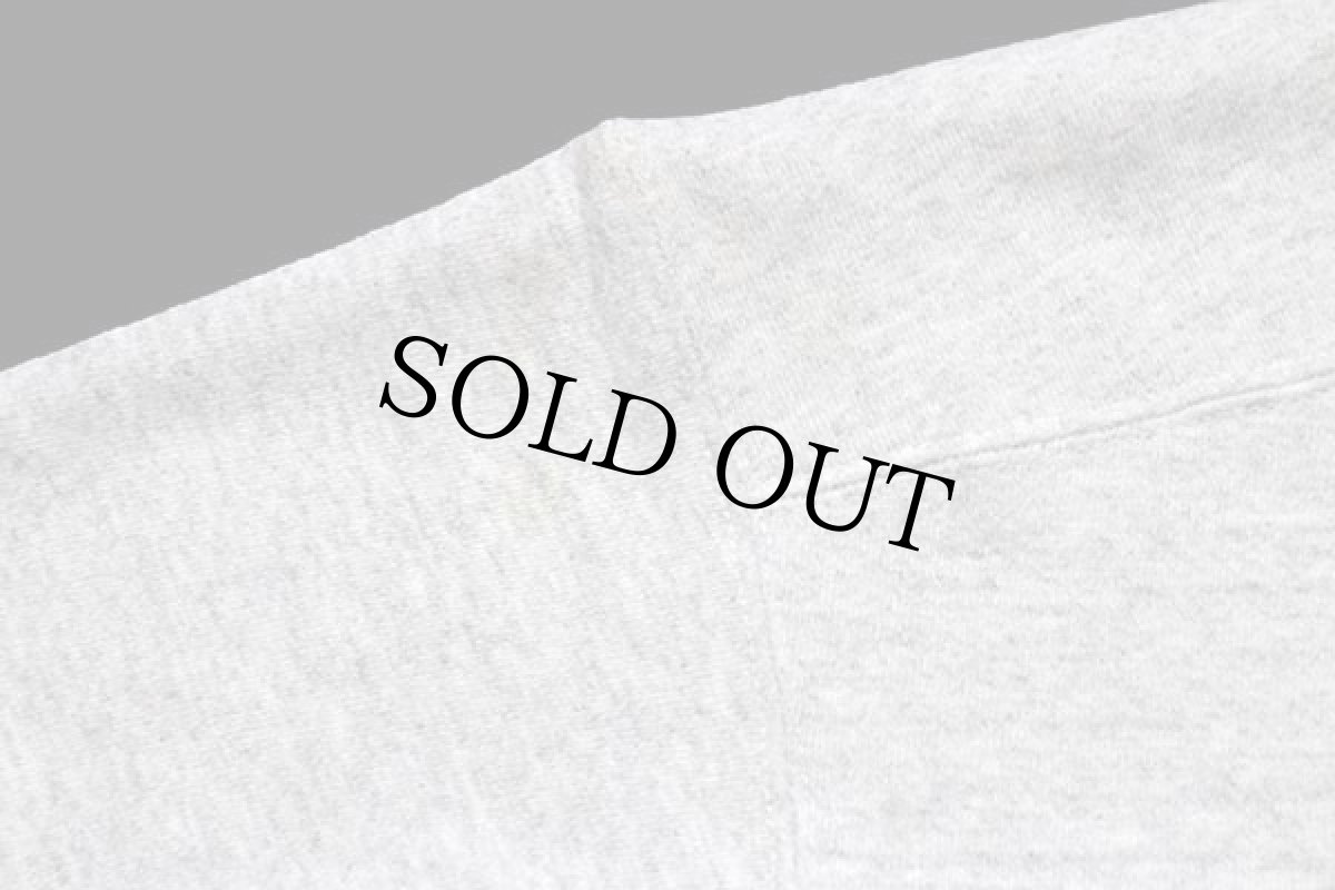 画像6: 90s USA製 Leeリー 無地 前V スウェット 杢ライトグレー L★ブランク (6)