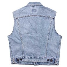 画像2: 90s Levi'sリーバイス 70401 デニムベスト XL★ユーロ (2)