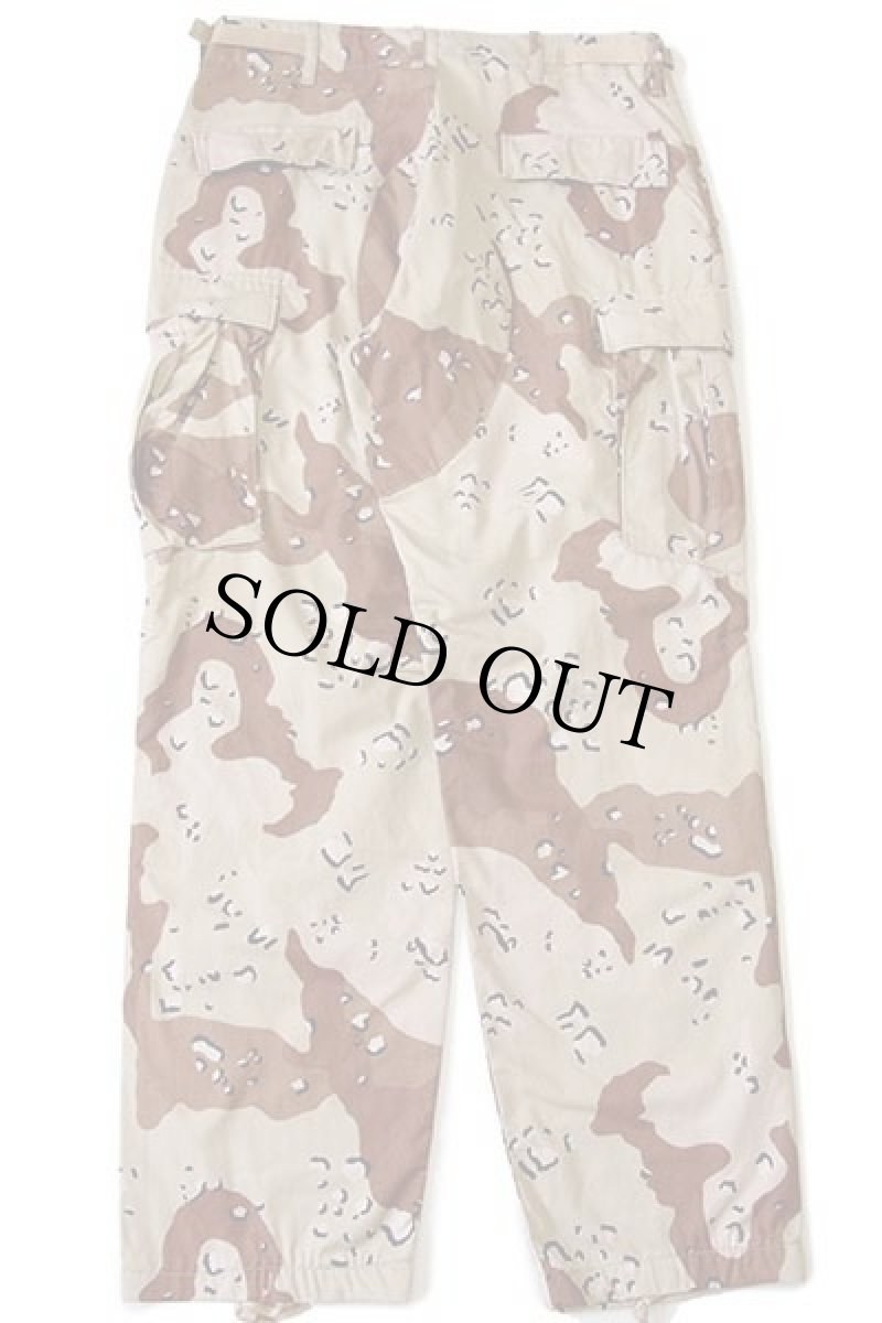 画像3: 80s 米軍 U.S.ARMY チョコチップ デザートカモ BDU カーゴパンツ M-R (3)