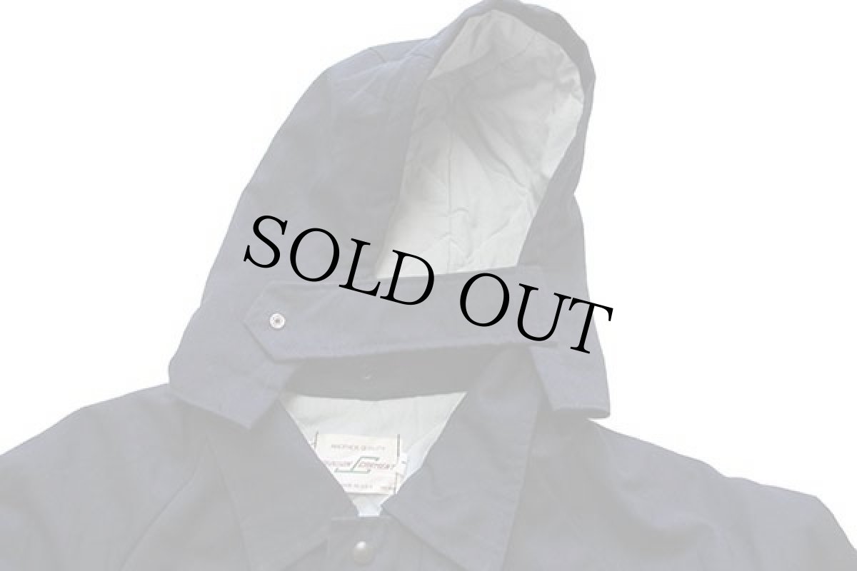 画像4: 90s USA製 JOHNSON GARMENT キルティングライナー NOMEX ワークコート 紺 L (4)