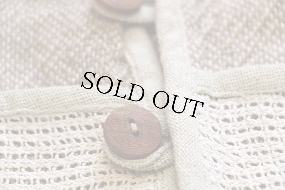 画像5: 90s LE CLUB メッシュ切り替え コットン ラグベスト ミックス XL (5)