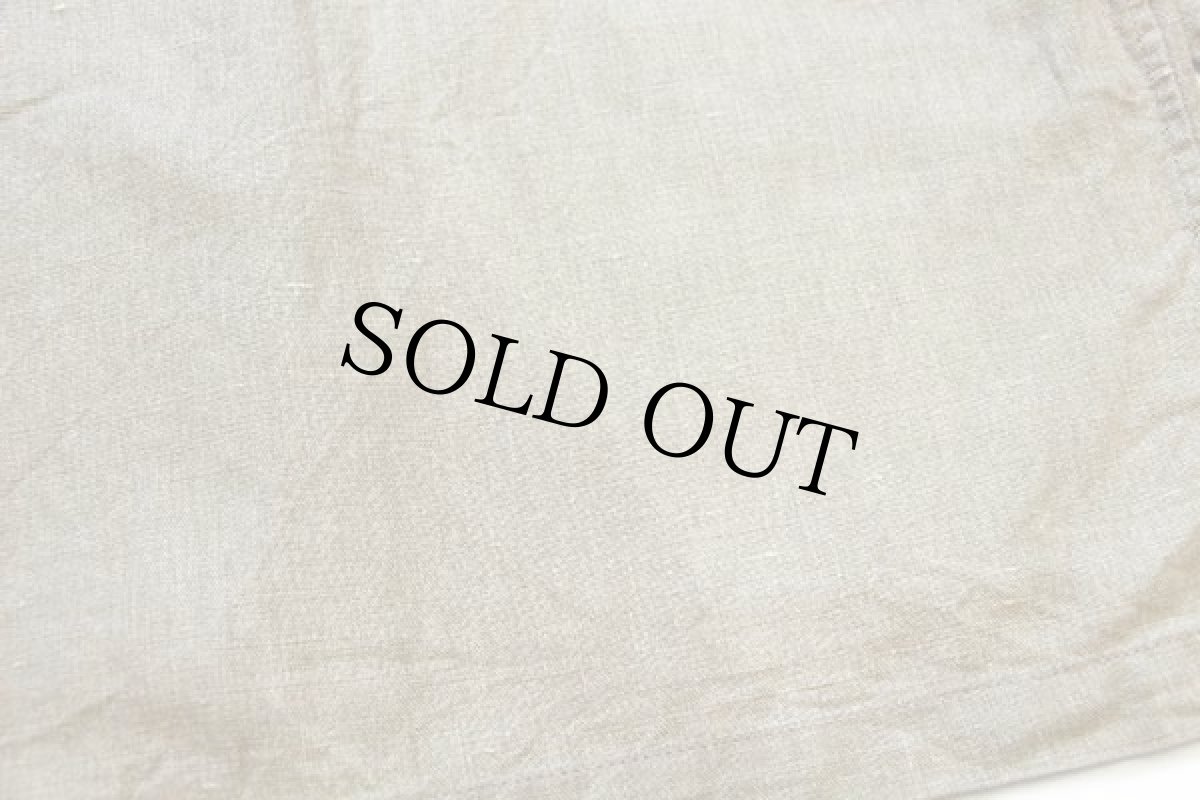 画像7: 80s HI.FI.BRAND パチポケ リネンパーカー カーキ L (7)