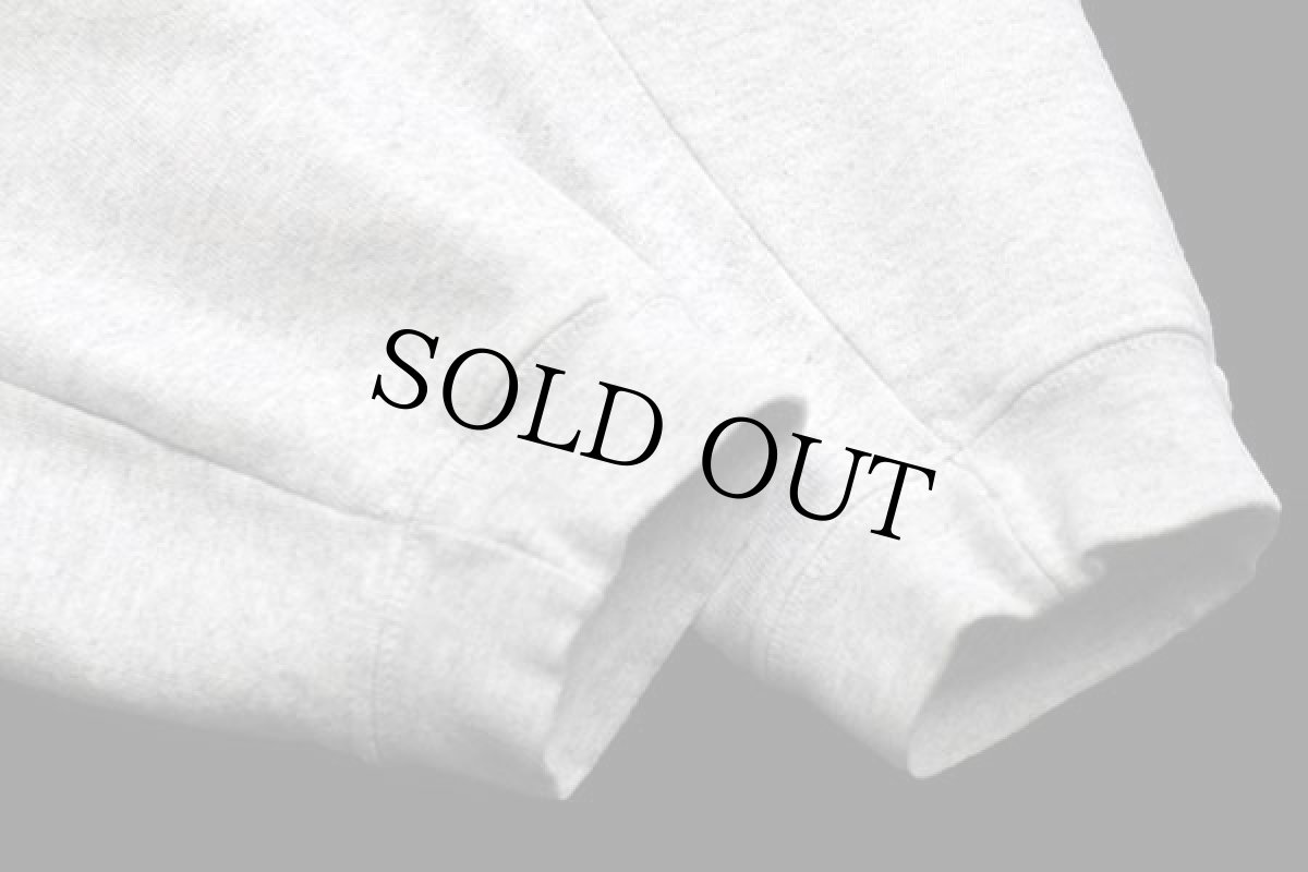 画像5: 90s USA製 Leeリー 無地 前V スウェット 杢ライトグレー L★ブランク (5)