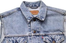 画像3: 90s Levi'sリーバイス 70401 デニムベスト XL★ユーロ (3)