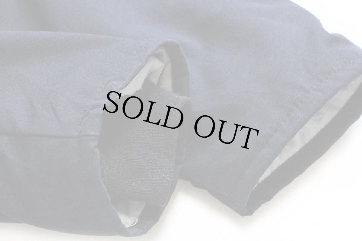 画像8: 90s USA製 JOHNSON GARMENT キルティングライナー NOMEX ワークコート 紺 L (8)