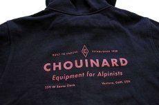 画像4: patagoniaパタゴニア CHOUINARD Equipment for Alpinists オーガニックコットン スウェット ジップパーカー 黒 M (4)