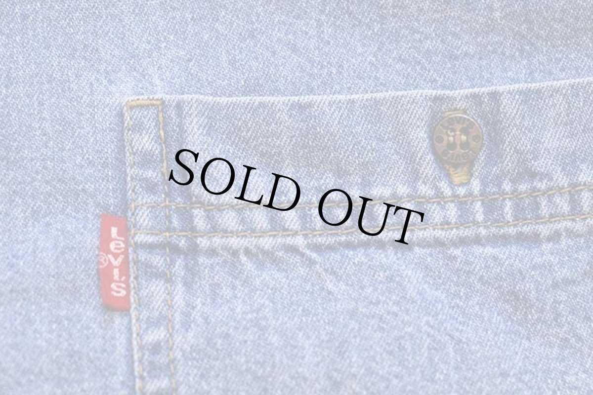 画像5: 90s Levi'sリーバイス デニムシャツ M (5)