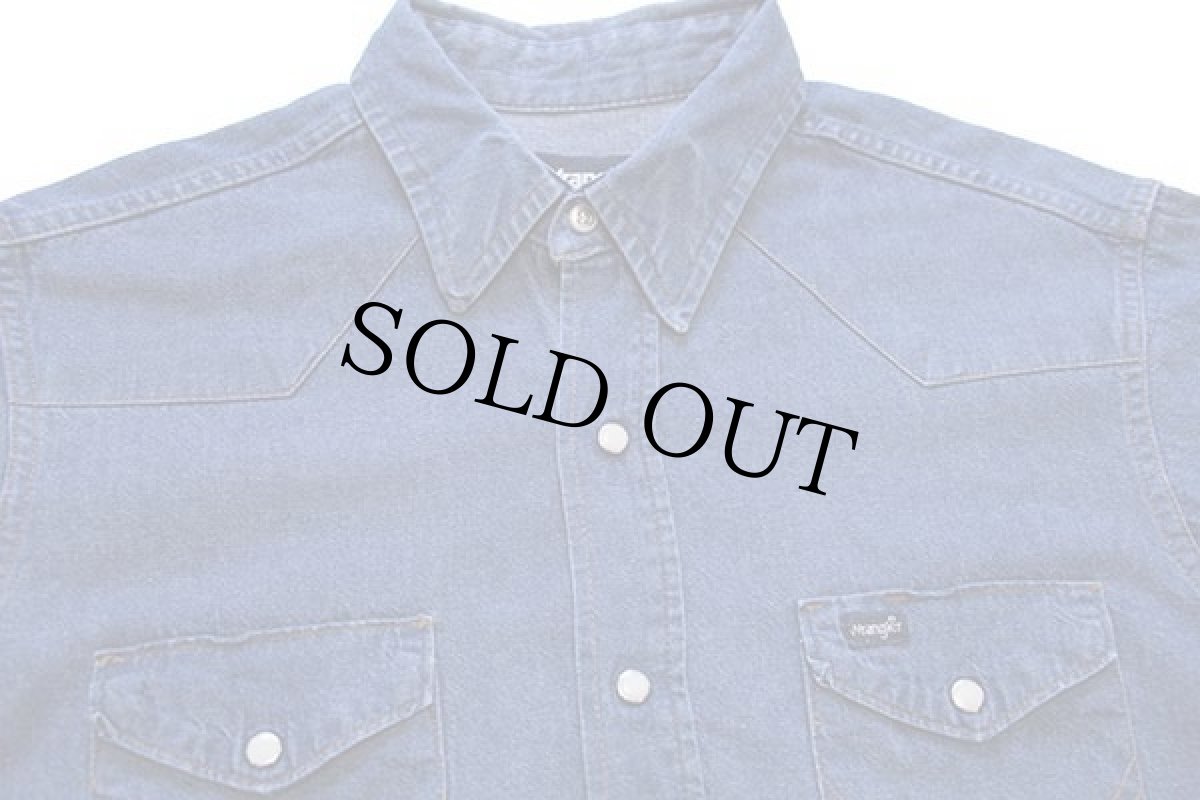 画像3: 90s USA製 Wranglerラングラー 70127MW デニム ウエスタンシャツ 16.5 (3)