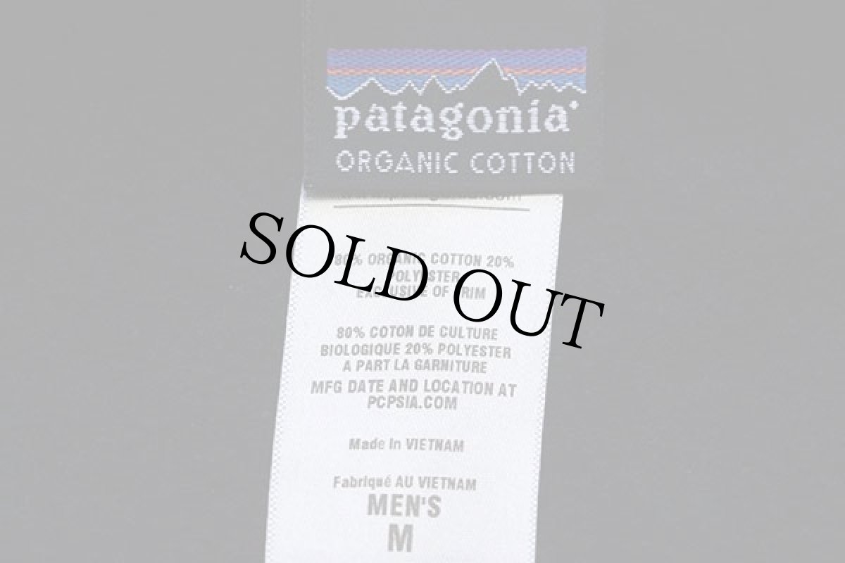 画像5: patagoniaパタゴニア CHOUINARD Equipment for Alpinists オーガニックコットン スウェット ジップパーカー 黒 M (5)