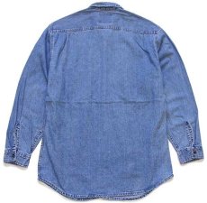 画像2: 90s Levi'sリーバイス デニムシャツ M (2)