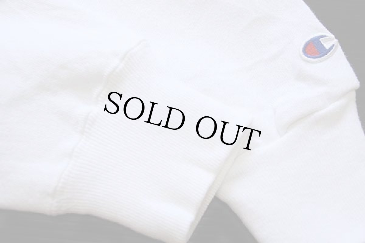 画像5: 00s Championチャンピオン 無地 目無し リバースウィーブ スウェット 白 M★ブランク (5)